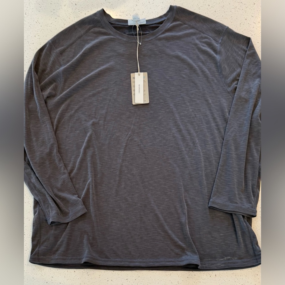 3XLB New Tommy Bahama Men's Reversible Island Zone Long Sleeve Big Gray XXXL 3XL
